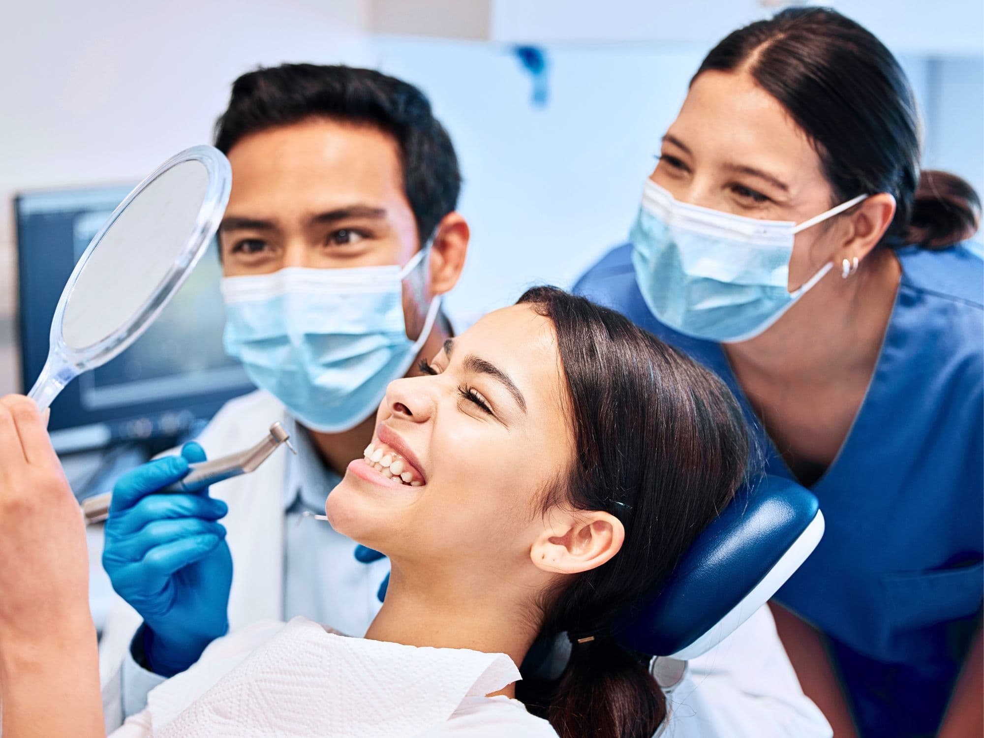 Atendimento em consultório odontológico